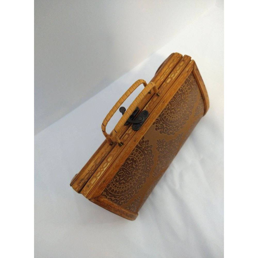 Vintage wooden purse - Picture 2 of 6